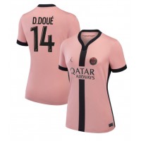 Camisa de time de futebol Paris Saint-Germain Desire Doue #14 Replicas 3º Equipamento Feminina 2024-25 Manga Curta